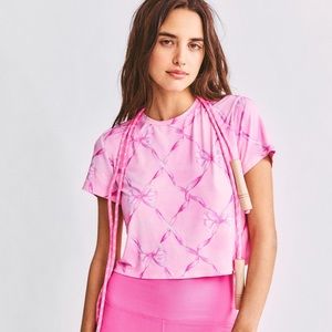 NWT LoveShackFancy x Beach Riot Cropped Tee